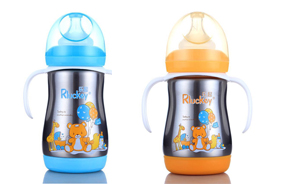 樂起Rluckey不銹鋼保溫奶瓶