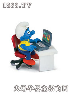 思樂電腦藍精靈彩盒裝