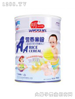 明一AA加鋅鐵營養(yǎng)米粉