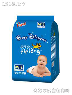 皮皮狗嬰兒紙尿褲(M中號)