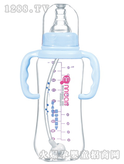 安心有柄自動母乳實(shí)感大圓弧奶瓶