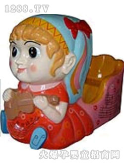 小貝蕾小女孩電動搖擺機