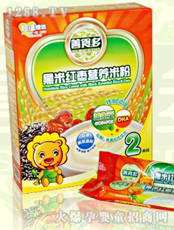 善食多黑米紅棗營(yíng)養(yǎng)米粉