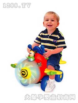 童夢(mèng)園米奇飛機(jī)學(xué)步車
