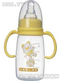 日康流線形有柄PP奶瓶