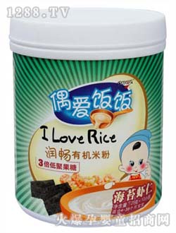 偶愛飯飯海苔蝦仁潤(rùn)暢有機(jī)米粉