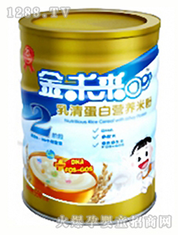 金未來乳清蛋白營(yíng)養(yǎng)米粉2段550g