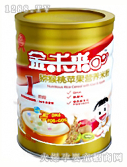 金未來(lái)獼猴桃蘋(píng)果營(yíng)養(yǎng)米粉1段550g