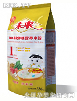 未來(lái)牌DHA強(qiáng)化鋅鐵營(yíng)養(yǎng)米粉1段336g