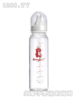 標(biāo)準(zhǔn)口徑安全玻璃奶瓶250ML