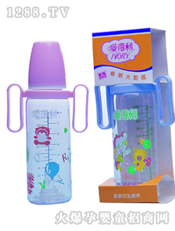 愛(ài)得利A12帶柄大奶瓶