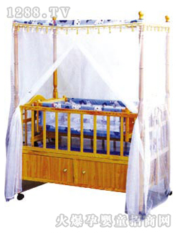 愛嬰寶嬰兒木床8038
