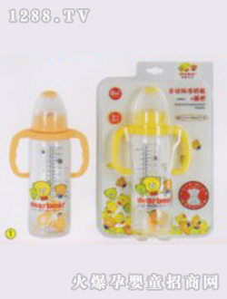 自動標(biāo)準(zhǔn)奶瓶+握把240ml