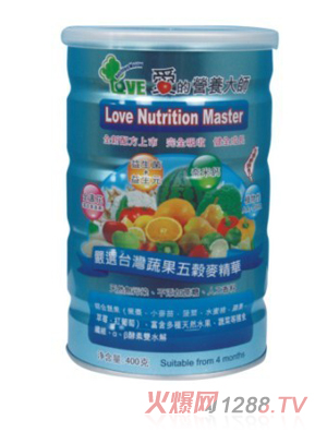 愛的營養(yǎng)大師嚴選臺灣蔬果五谷麥精華