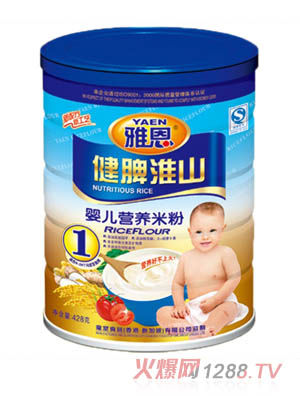 雅恩健脾淮山嬰兒營(yíng)養(yǎng)米粉428g