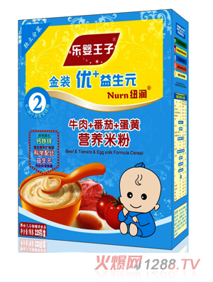紐潤樂嬰王子番茄蛋黃營養(yǎng)米粉