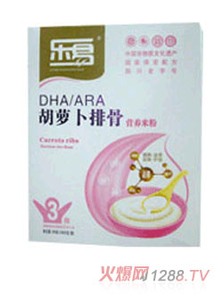 樂易胡蘿卜排骨營養(yǎng)米粉