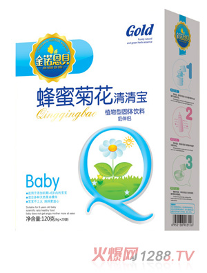 金諾恩貝蜂蜜菊花清清寶盒裝
