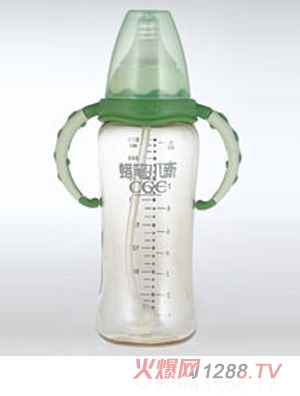 蠟筆小新PPSU圓弧標(biāo)準(zhǔn)口徑自動260ml奶瓶