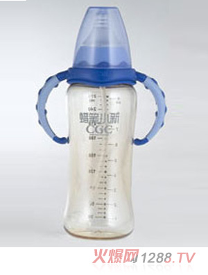 蠟筆小新PPSU圓弧標(biāo)準(zhǔn)口徑自動260ml奶瓶