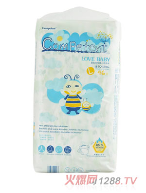 潘彼得超柔倍吸系列紙尿褲L碼