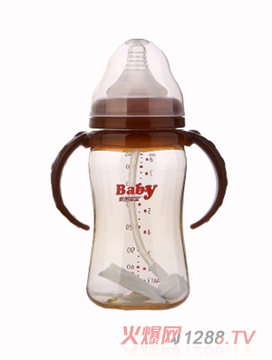 家茵寶寶雙柄全自動(dòng)PPSU奶瓶寬口徑