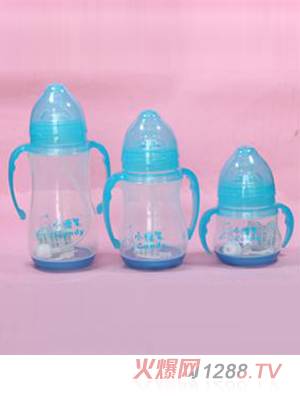小糖果PP自動(dòng)感溫奶瓶
