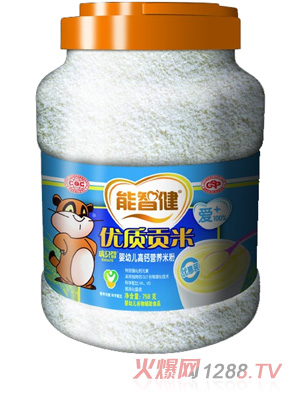能智健758g優(yōu)惠裝嬰幼兒高鈣營養(yǎng)米粉(片狀)