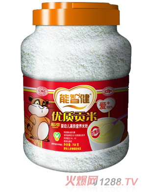 能智健758g優(yōu)惠裝嬰幼兒高鐵營養(yǎng)米粉(片狀)