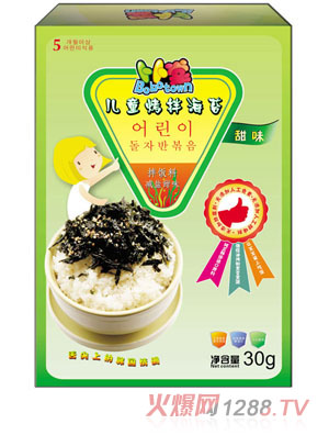 卜卜堂兒童烤拌海苔減鹽甜味