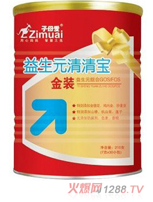 子母愛210克益生元清清寶（鐵罐裝30小包）