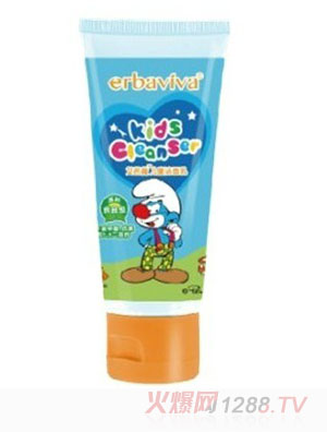 藍精靈兒童溫和營養(yǎng)潔面乳（水果牛奶）