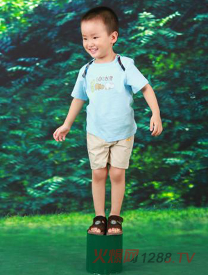 迪酷啦男童短袖T恤
