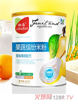 初朵雪梨果蔬配方米粉