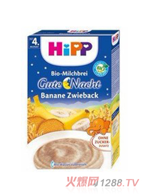 喜寶有機(jī)香蕉面包牛奶晚餐米粉