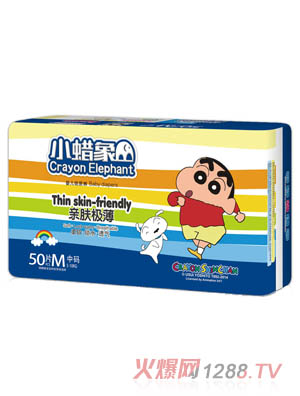 小蠟象親膚極薄嬰兒紙尿褲M碼