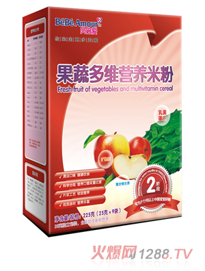 貝倍愛果蔬多維營養(yǎng)米粉