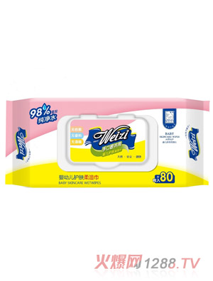 為子嬰幼兒護膚柔濕巾