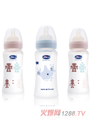 積高寬口徑真乳實(shí)感PP奶瓶330ml