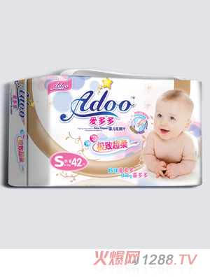 愛(ài)多多極致超柔嬰兒紙尿片S碼42片
