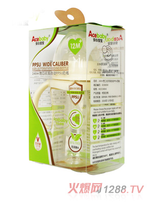 ���Č���240ml�����p���Ԅ�PPSU��ƿ�Sɫ���b