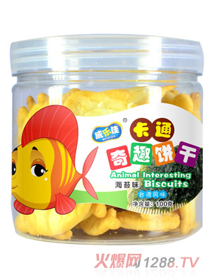 威樂佳動(dòng)物餅干海苔味