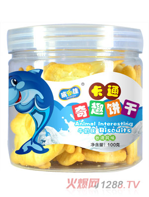 威樂佳動(dòng)物餅干牛奶味