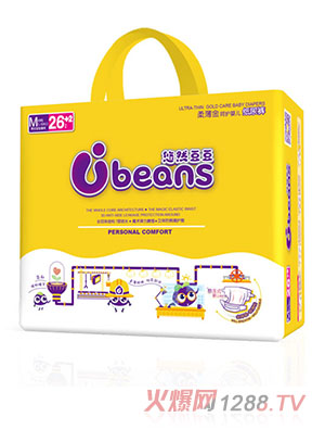 悠然豆豆全芯體柔薄金呵護(hù)嬰兒紙尿褲M(mǎn)28片