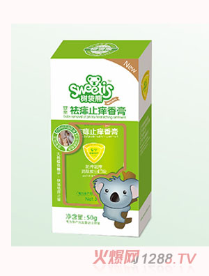樹(shù)袋熊嬰童祛痱止癢香膏