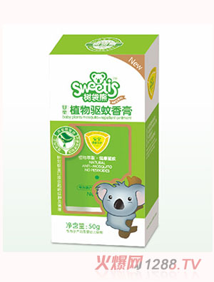 樹(shù)袋熊嬰童植物驅(qū)蚊香膏