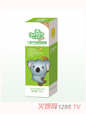 樹(shù)袋熊嬰童清爽花露水