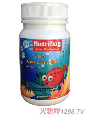 紐奇DHA+鱈魚肝油軟膠囊