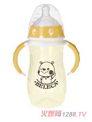 貝樂(lè)嘉PPSU小熊奶瓶240ML（黃色）