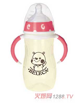 貝樂(lè)嘉PPSU小熊奶瓶240ML（紅色）